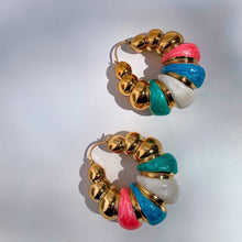 Load image into Gallery viewer, Tennille Gold Hoops
