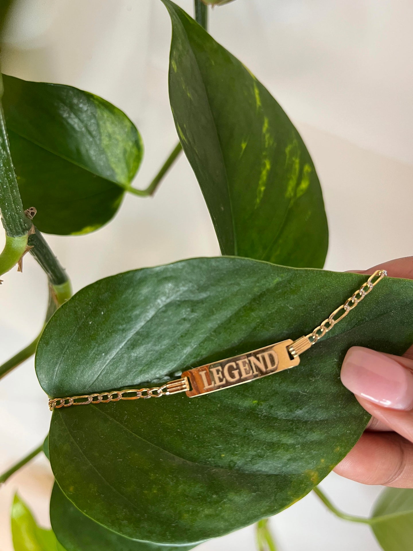 Custom Gold Baby Name Bracelet